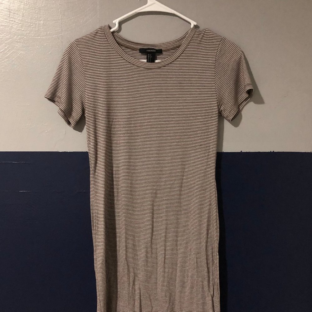 Striped Slim-fit Dress